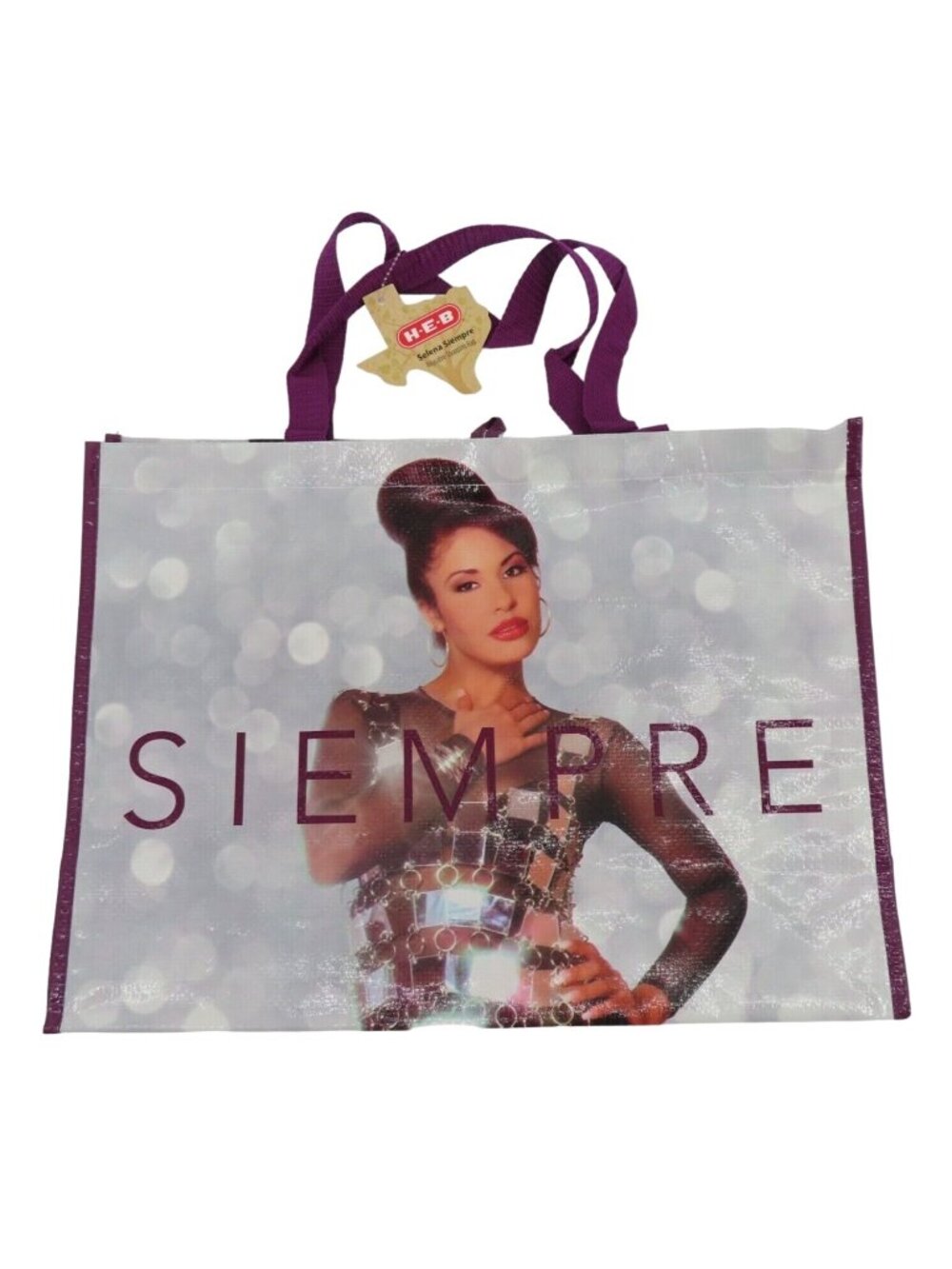NEW Selena Quintanilla Siempre HEB Reusable Shopping Bag Tote Limited Edition